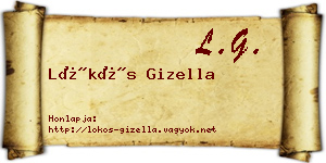 Lökös Gizella névjegykártya
